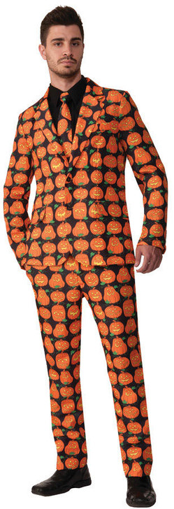 Forum Novelties Forum Novelties Mens Pumpkin Suit and Tie