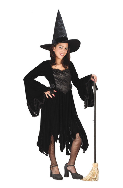 Fun World Fun World Velvet Witch Black