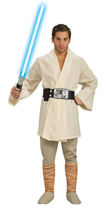 Rubies Mens Deluxe Luke Skywalker Costume - Star Wars Classic