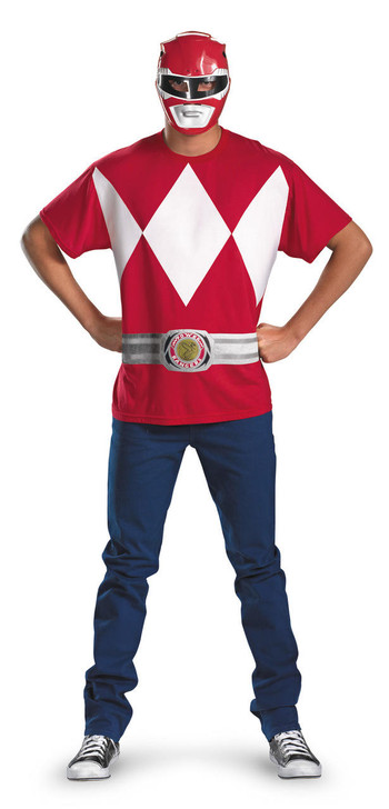 Disguise Mens Red Power Ranger Alternative Costume