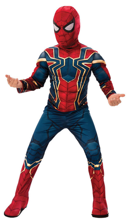 Rubies Rubies Boys Deluxe Iron Spider Costume
