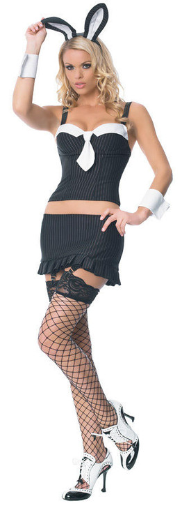 Womens Gangster Bunny Costume