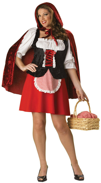 InCharacter Costumes Womens Plus Size Red Riding Hood Costume