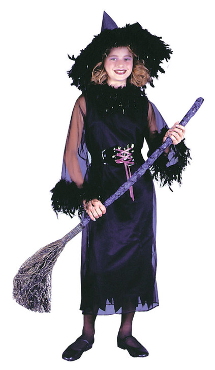 Fun World Fun World Feather Witch Black