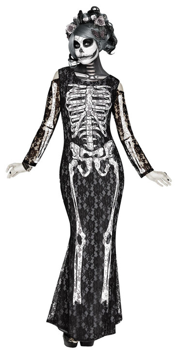 Fun World Fun World Womens Lacy Bones Costume