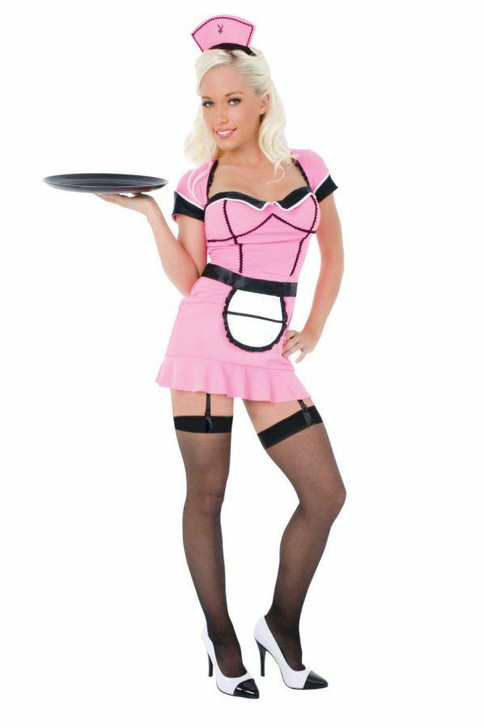 Fun World Fun World Womens Playboy Classic Waitress Costume