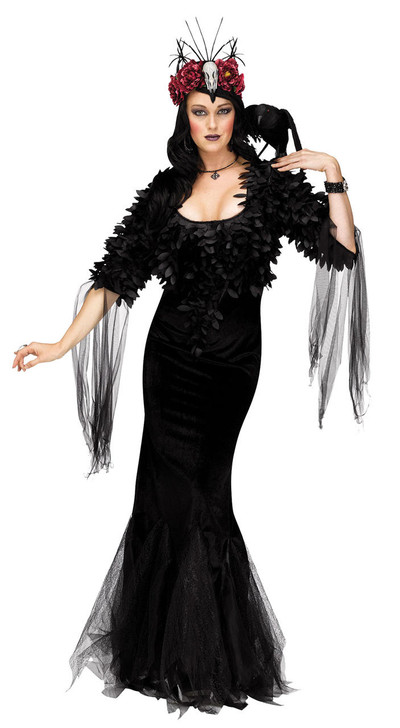 Fun World Fun World Womens Raven Mistress Costume