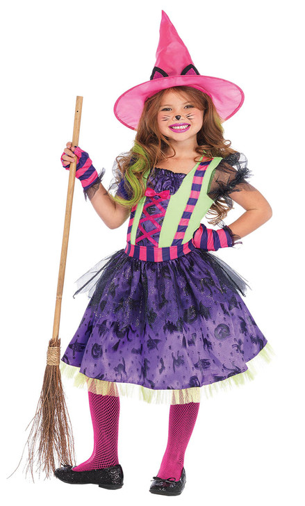 Leg Avenue Leg Avenue Girls Black Cat Witch Costume