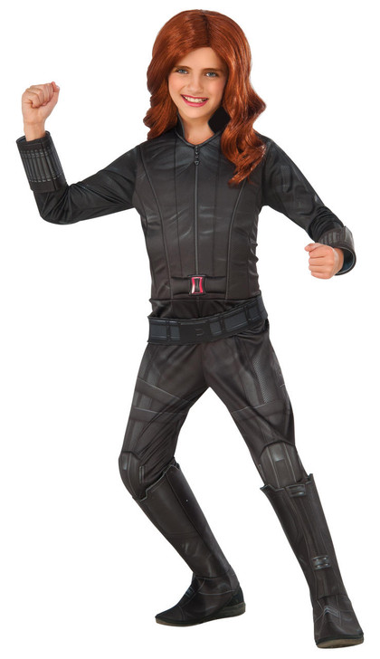 Rubies Rubies Girls Deluxe Black Widow Costume