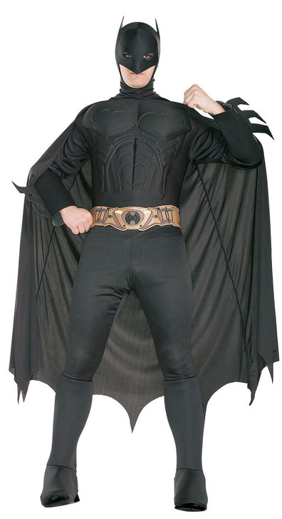 Rubies Rubies Mens Deluxe Muscle Chest Batman Costume