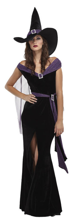 Seasonal Visions Women's Elegant Witch Costume
