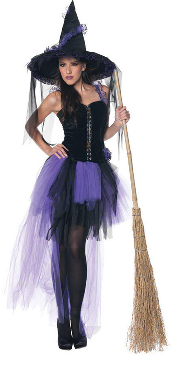 Underwraps Underwraps Womens Black Magic Costume