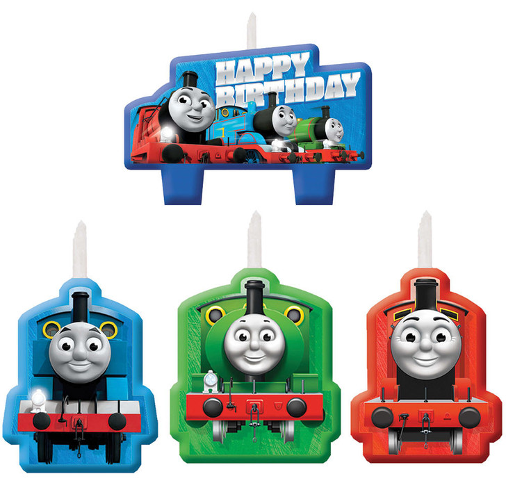 AmScan AmScan thomas the Tank Candle Set - Pack of 4