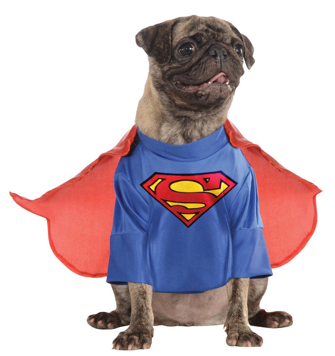 Rubies Rubies Superman Pet Costume with Arms Costume