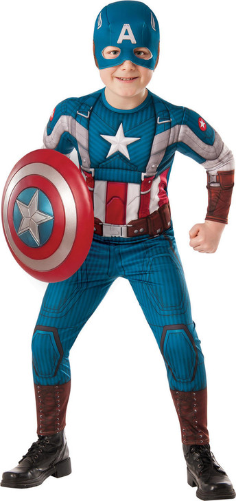 Rubies Rubies Boys Captain America Costume - RU620046LG