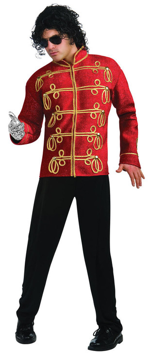 Rubies Mens Deluxe Red Military Michael Jackson Jacket