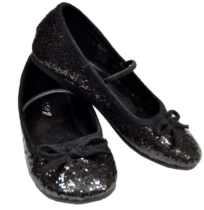 Ellie Shoes Ellie Shoes Girls Glitter Flat Ballet Shoe