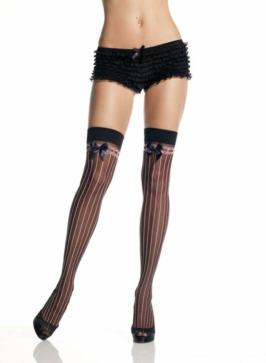 Leg Avenue Leg Avenue thigh-Highs with Vertical Stripes