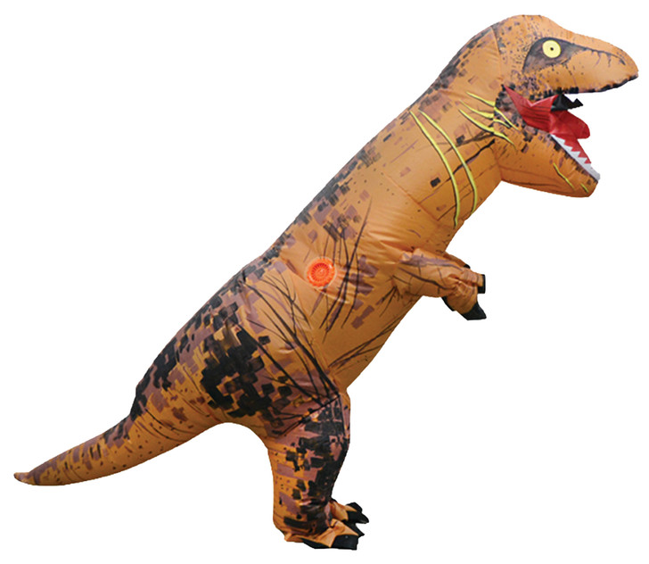 T-Rex Brown Dino Inflate Child