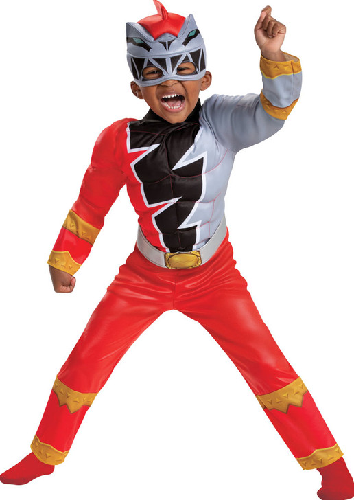 Boy'S Red Ranger Dino Fury