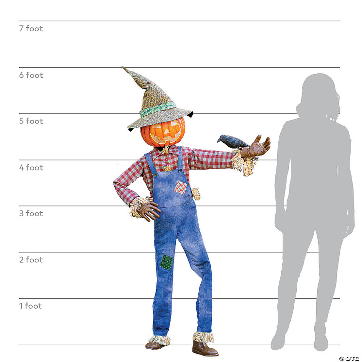 Animated Whimsical Scarecrow