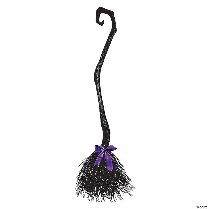 Witch Broom Black Costume Accessory