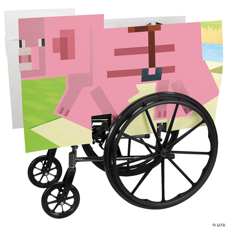 Minecraft Pig Adaptive Whlchr Cvr One Sz