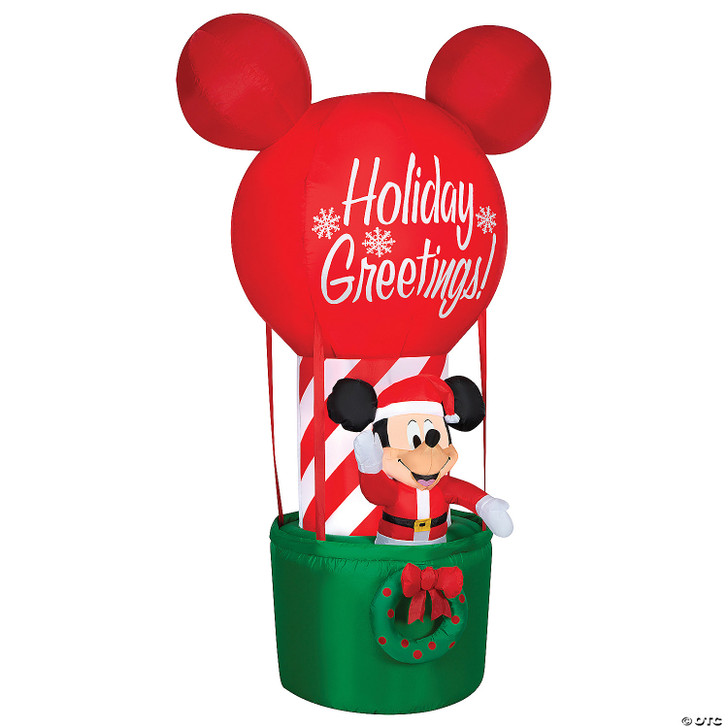 Arblwn Mickey Hot Air Balloon Lg Scene