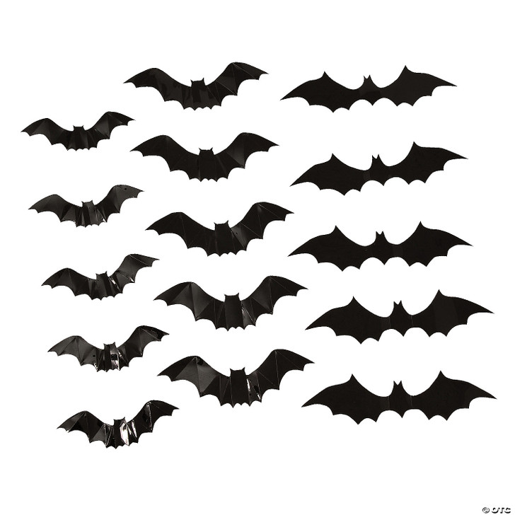 Bats W/Stickers 3D 15Pcs