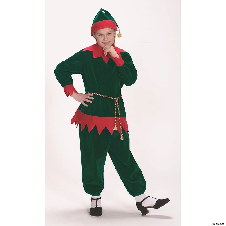 Elf 2-Pc Velvet Child 4-8