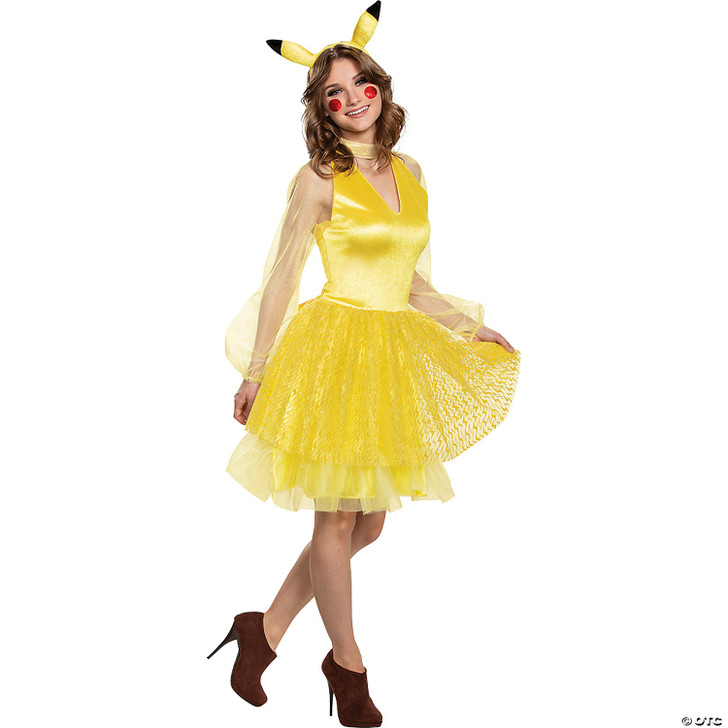 Womens Pikachu Deluxe Costume 7-9