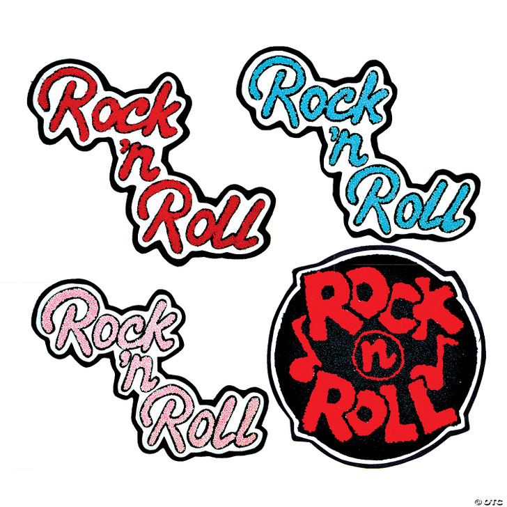 Rock N Roll Chenille Patch