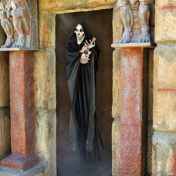 4 ft Hanging Reaper Playing Guita