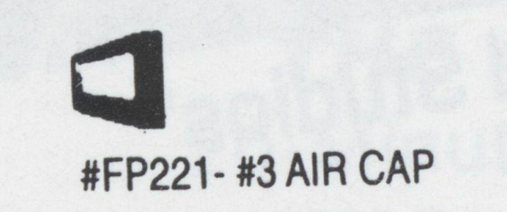 Badger Air Brush Badger Air Brush Air Cap 3/Replacement 6133