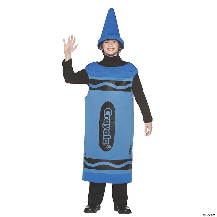 Kids Blue Crayola Crayon Costume - Large
