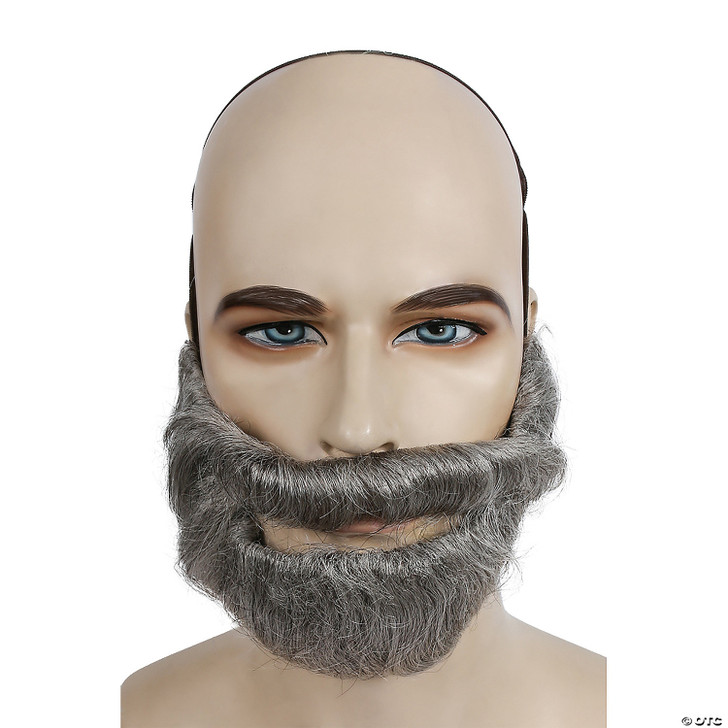 Adults Dark Brown Bargain Biblical Beard with Mustache