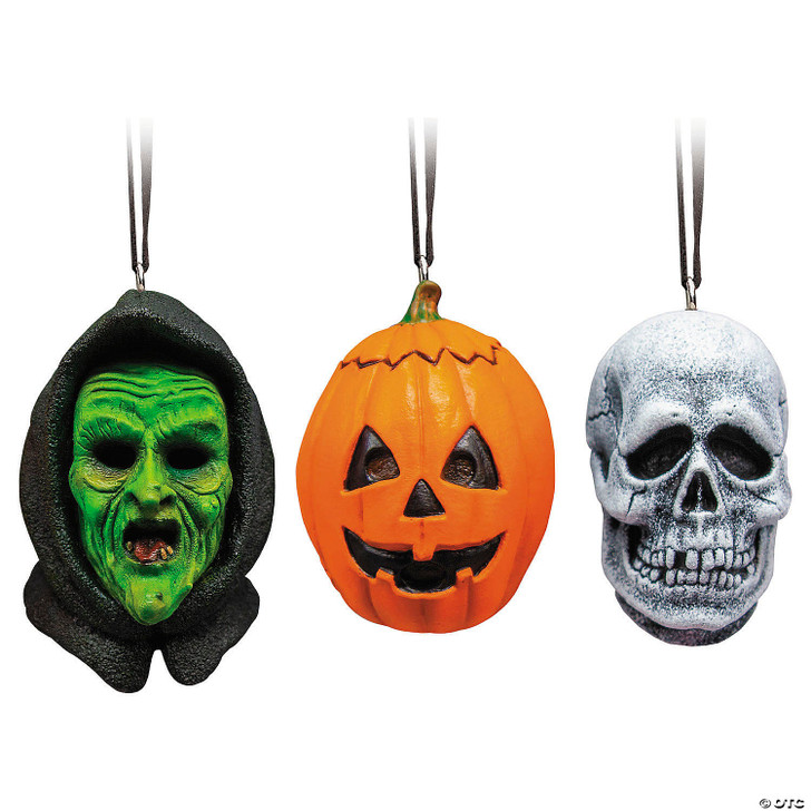Don Post Pump Skull Witch Trio Ornam Set