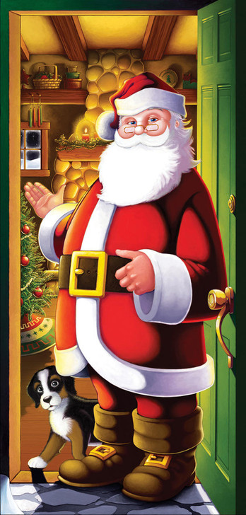 Beistle Santa Door Cover
