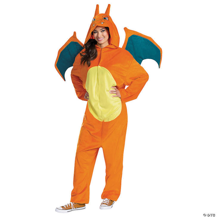 Adults Deluxe Pokemon Charizard Costume - Large/Ex Large