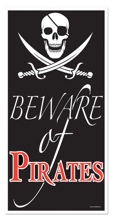 Beistle Beistle Beware of Pirate Door Cover