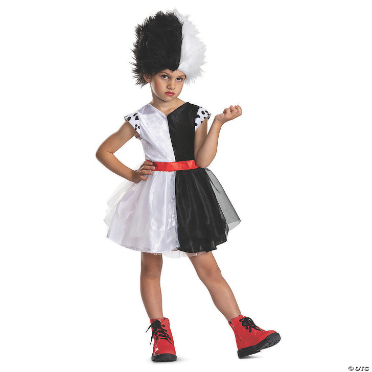 Girl's Toddler Classic Disney's 101 Dalmatians Cruella Costume