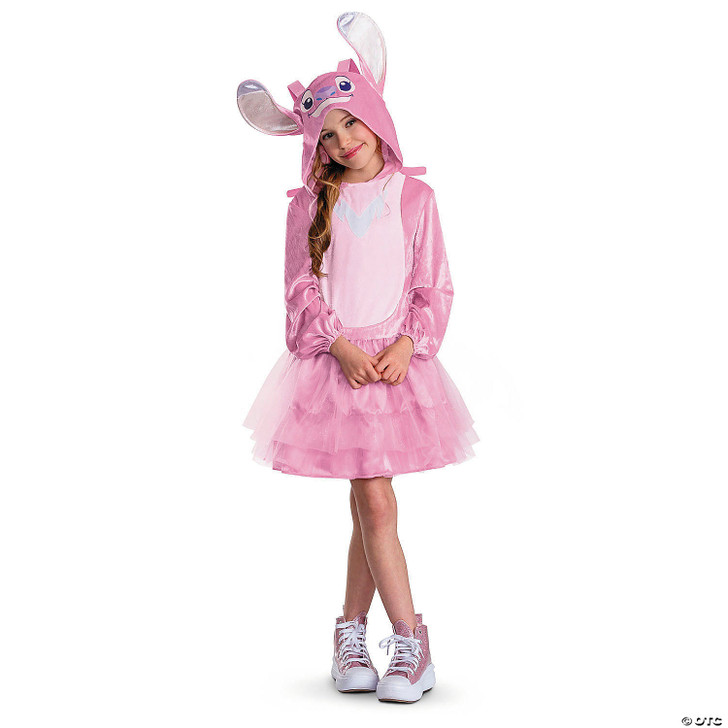 Kids Classic Disney's Lilo & Stitch Angel Hooded Dress Costume