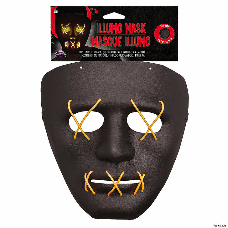 Adults Light-Up Illumo String Full Mask