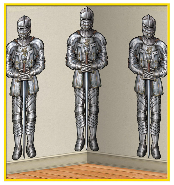 Beistle Wall of Knights Backdrop 4' X 30'