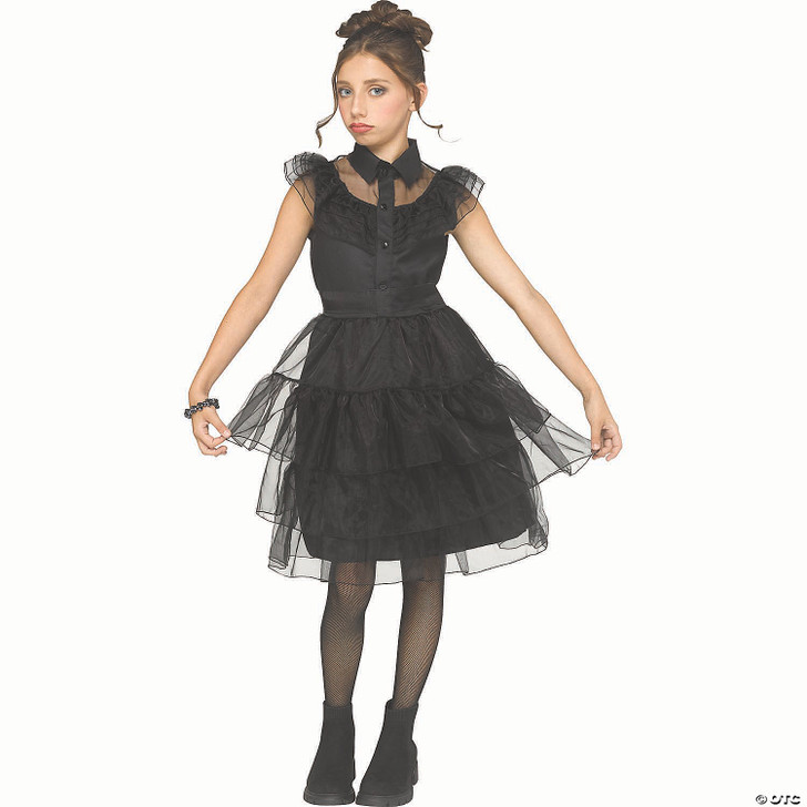 Girl's Black Polyester Gothic Beauty Costume