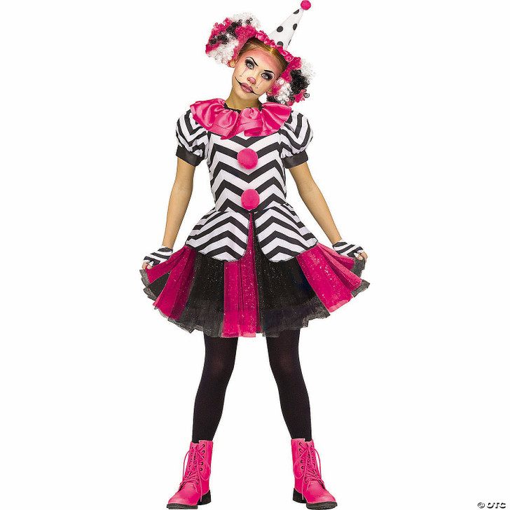 Kids Circus Harlequin Dress Costume