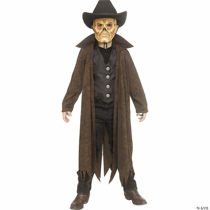 Kids Skeleton Ghoul Cowboy Costume