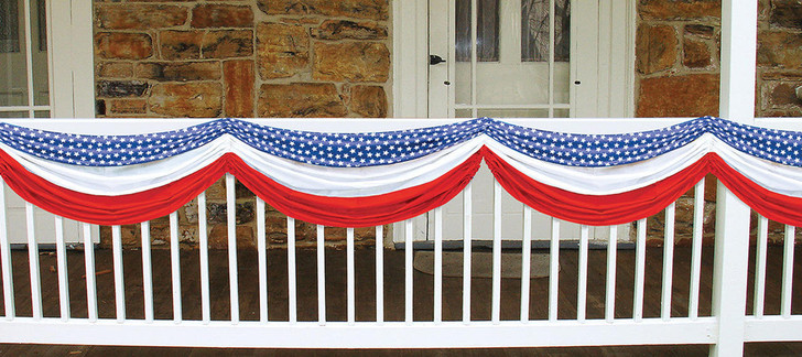 Beistle Stars Stripes Fabric Bunting - 763702