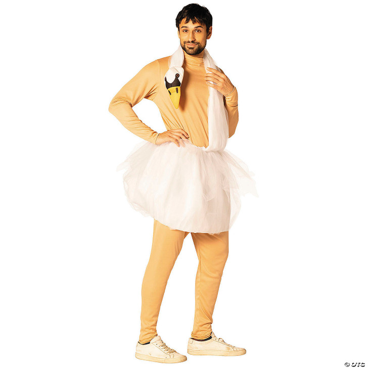 Adults White Swan Foam Costume