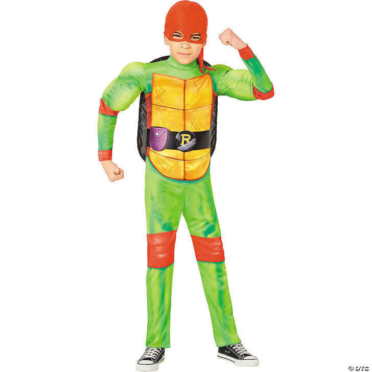 Kids Teenage Mutant Ninja Turtles Movie Raphael Jumpsuit Costume